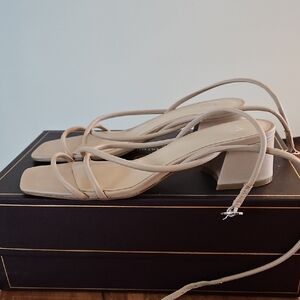 Elegant Tan Strappy Heels